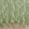 thumbnail image 2 of Sweet Home Collection Chic Sheer Voile Vertical Ruffled Tier Window Curtain Panel 50" x 84", 2 of 3
