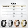 thumbnail image 2 of WuzuTech Herz P1 - Anillo inteligente para mujeres y hombres, anillo de fitness 24/7 para métricas de salud, pistas 20+ biometría, batería de 6 días, impermeable, compatible con iOS Android, 2 of 5