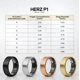thumbnail image 2 of WuzuTech Herz P1 - Anillo inteligente para mujeres y hombres, anillo de fitness 24/7 para métricas de salud, pistas 20+ biometría, batería de 6 días, impermeable, compatible con iOS Android, 2 of 5