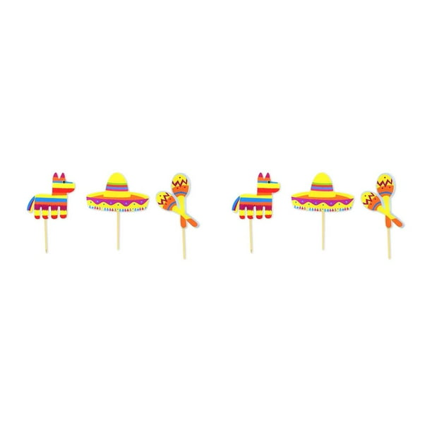 Advancent Banner Decoraciones para fiestas mexicanas Diseño hueco Fiesta Photo Props Celebración Carnaval Festival Suministros bell 3 juego de 3 campanas 2piezas