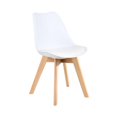 thumbnail image 1 of LSSPAID LSS29WHITE PP Upholstered Side Dining Chair, White (Set of 2), 1 of 1