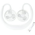 thumbnail image 2 of Hand Free Personal Fan Headphone Design Wearable Portable Neckband Mini Fan With USB Rechargeable, 2 of 6