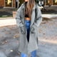 thumbnail image 1 of Chaquetas y abrigos casuales con capucha de manga larga para mujer, abrigo deportivo de invierno con capucha y forro polar, abrigo informal de manga larga con cremallera para mujer, 1 of 8