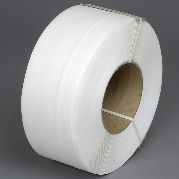 Global Industrial Machine Grade Strapping 1/2""W x 9900'L x 0.024"" Thick 8"" x