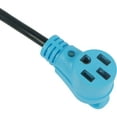 thumbnail image 4 of Makerz 218 Heavy-Duty RV Adapter Cord with Powered Connection Indicator Light - 12" Length, 30A to 50A, NEMA TT-30P to NEMA 14-50R, STW-Rated / ETL-Certified, 4 of 6