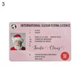 thumbnail image 1 of Christmas Sleigh Licence Professional Round Cornered Exquisite Santa Claus International Sleigh Flying Licence for Kids, 1 of 8