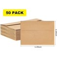 thumbnail image 2 of 50 Pack Kraft Envelopes 4 x 6 Inch Brown Envelopes A4 Envelopes Card Envelopes Kraft Paper Envelopes Invitation Envelopes Postcard Envelopes (Brown), 2 of 5