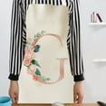 thumbnail image 4 of ENJOYW Letter A to Z Alphabet Pattern Kitchen Apron Sleeveless Cooking Cleaning Tools Apron, 4 of 7