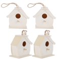 thumbnail image 3 of Decoración del Hogar Jaula de Pájaros, Casa de Pájaros, Nidos de Pájaros Adornos de Madera Platana para Pájaros de Golondrinas, 3 of 7