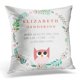 thumbnail image 1 of ABPHQTO Woodland Forest Birth Stats Owl Nursery Funda de almohada 45x45 cm, 1 of 1