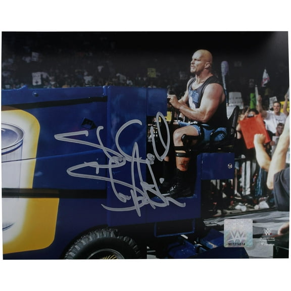 Stone Cold" Steve Austin WWE Autographed 8" x 10" Riding Zamboni Photograph - Fanatics Authentic Certified