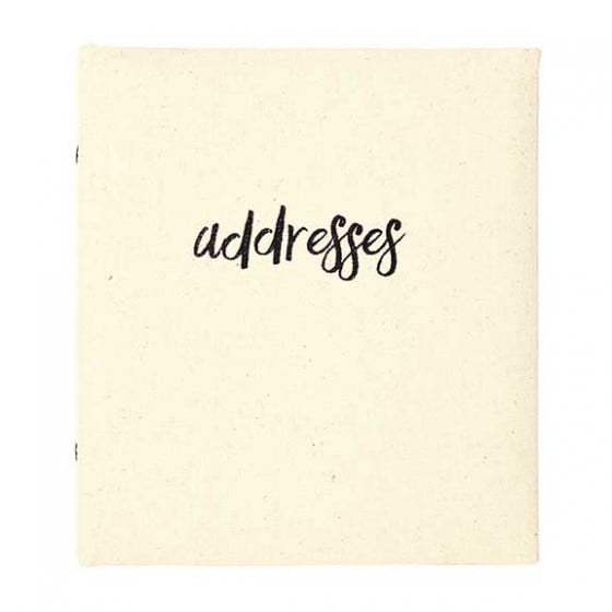 CR Gibson Refillable Address Book Inked