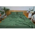 thumbnail image 2 of Mezzati Brushed Microfiber Bed Sheet Set - Ultra Soft and Lightweight for Ultimate Sleep Comfort, Wrinkle Free and Color Fade Resistant, 3pc Twin Emerald Green, 2 of 5