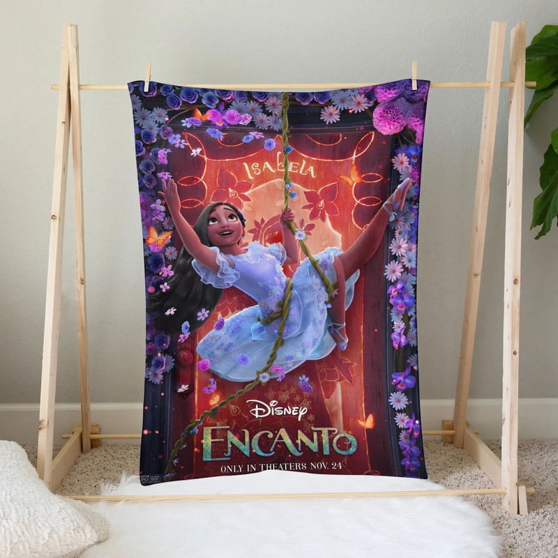 Encanto Isabella Throw Blanket Gifts for Fans Lover Girls Boys Women Present Hoodie Him Bed 40"x50"