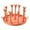 Orange, variant on Rotating Glass Cup Drying Rack,