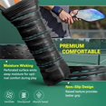 thumbnail image 3 of Pickleball Paddles Set Of 2, Fiberglass Surface, Fluid Smoke Aurora Art Style, 4 Balls & Bag, 3 of 5