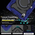 thumbnail image 2 of FJLBDE Case for Honor Pad GT Pro/MagicPad 2 12.3 inch 2024 with 360 Kickstand, Shoulder Strap Carrying Protective Cover, Navy Blue, 2 of 6