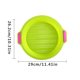 thumbnail image 2 of Molde redondo de silicona para tartas, antiadherente, molde flexible para pan, bandeja para hornear, utensilios para hornear de cocina, verde hierba Guardurnaity HA8485-01B, 2 of 7
