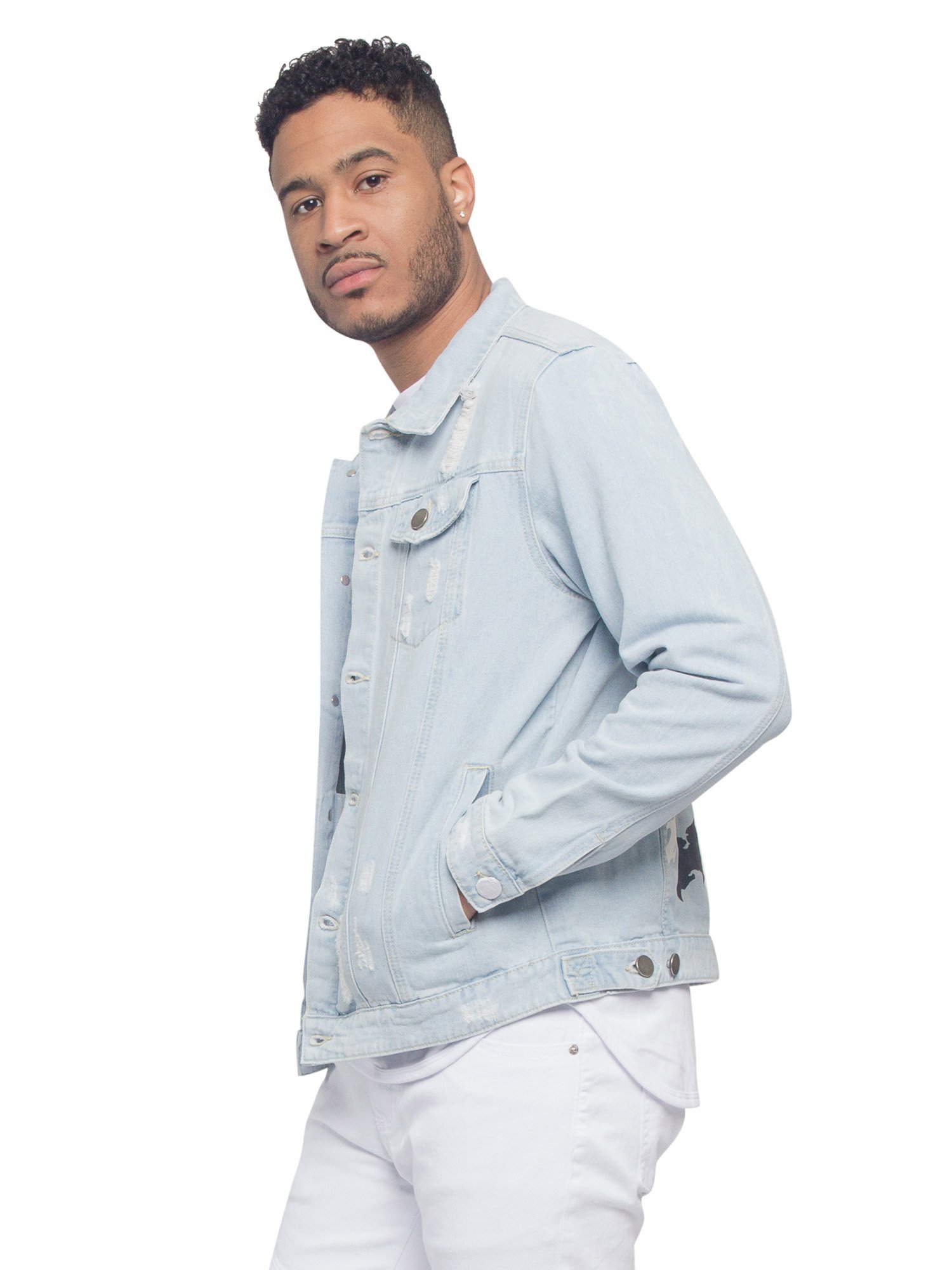 Light indigo jean jacket hotsell
