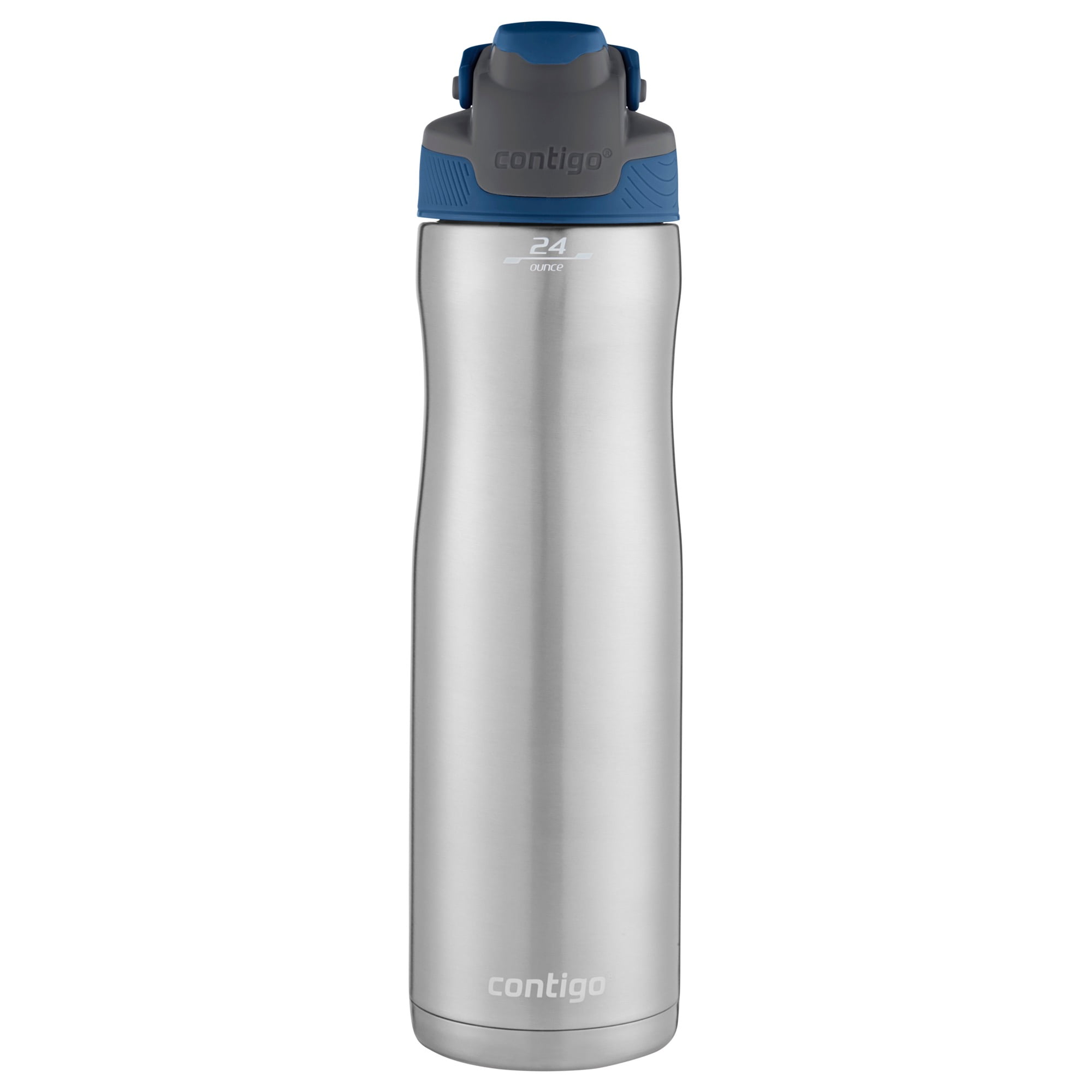 Contigo Autoseal Chill 24 oz Monaco, Gray and Silver Solid Print Vacuum ...