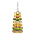 thumbnail image 2 of BELOVING Baby Stack Toy Geometric Stacker Interactive Developing Rainbow s Stacker green, 2 of 10