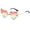 Green, variant on Fire Flame Sunglasses for Women - Heart Shaped Rave Prom Sun Glasses Women - Halloween Festival Shades Red