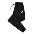 thumbnail image 1 of Mens Autumn Winter Casual Solid Color Keep Warm Plus Velvet Long Pants Trousers, 1 of 9