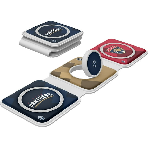 Keyscaper Florida Panthers 3-in-1 Foldable Charger