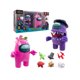 thumbnail image 1 of Among Us Pack de 2 Figuras coleccionables en color Rosa y Morado de 16 cms de altura con Accesorios Among Us 170761PKP, 1 of 7