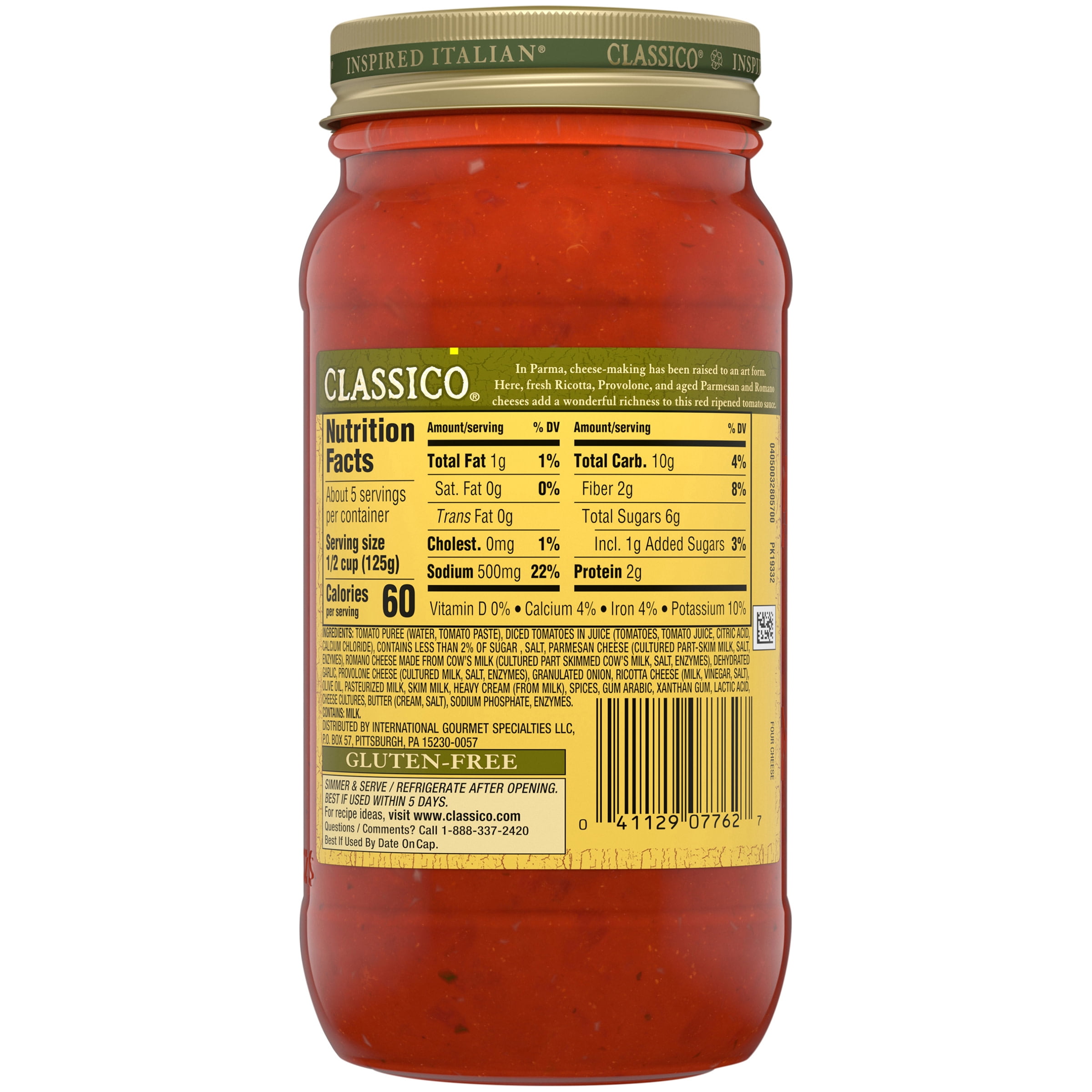 Classico Four Cheese Tomato Sauce Recipe Deporecipe.co
