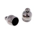 thumbnail image 4 of 50pcs Grey Jewelry Tassel Caps Cord End Caps Tassel Connectors 8mm, 4 of 9