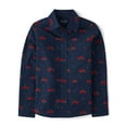 thumbnail image 2 of The Children's Place Boys Long Sleeve Truck Print Button Up Shirt, Sizes XS-XXL, 2 of 4
