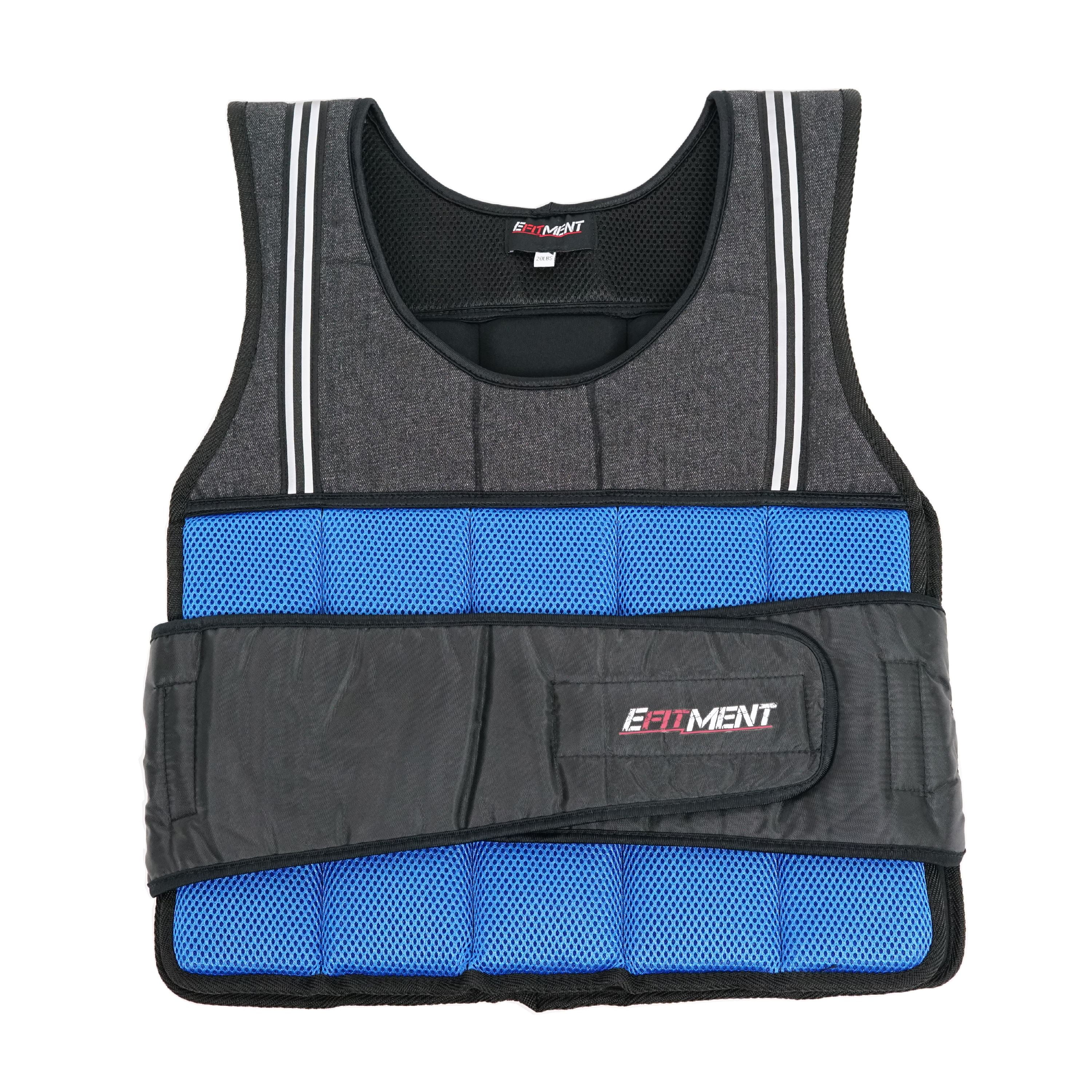 20 LB Adjustable Weighted Vest for Fitness by EFITMENT A002 Walmart
