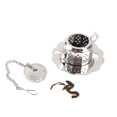 thumbnail image 3 of YUMILI Passoire à thé, infuseur à thé en Vrac en Acier Inoxydable, diffuseur de Filtre à Feuilles, théière à épices à Base de Plantes en Forme de passoire à thé en Vrac pour thé, Grains de café, 3 of 8