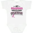 thumbnail image 3 of Inktastic My Grandma is a Survivor Breast Cancer Awareness Boys or Girls Baby Bodysuit, 3 of 5