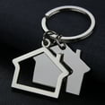 thumbnail image 1 of Naierhg Cabin Small House Hanging Pendant Keyring Key Holder Keychain Bag Purse Decor, 1 of 7