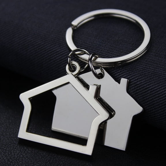 Naierhg Cabin Small House Hanging Pendant Keyring Key Holder Keychain Bag Purse Decor