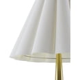 thumbnail image 2 of Livabliss Leynar Modern Accent Table Lamp, 18-inch, Gold/Cone with Beige Shade, 2 of 5
