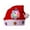 A-Red, variant on Santa Hat Christmas Hat Claus Hat Holiday Party Decoration Hat A-Watermelon Red