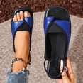 thumbnail image 3 of Viluyesy Slippers for Women High Heel Open Toe Non-Slip Womens Graceful Footwear Blue Size 42, 3 of 10