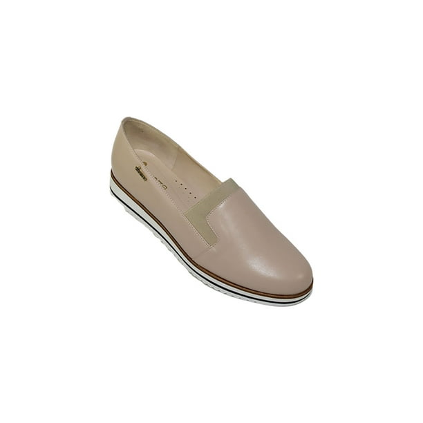 ZAPATO CASUAL VESTIR VICENZA MUJER DAMA TERNERA NUDE 4902 LEON