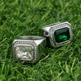 thumbnail image 4 of QQTDFG Rock Mens CZ Simulated Onyx Sapphire Stone Ring Stainless Steel Size 7-13 Gift-10-Green, 4 of 8
