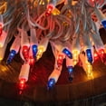 thumbnail image 3 of Christmas Lights Indoor Outdoor, 33ft 100-count Lights Incandescent Mini String Light, Battery Powered Lights for Xmas Tree, Patio, Holiday, Party, Home, Garden, Decorations (Red Blue White), 3 of 6
