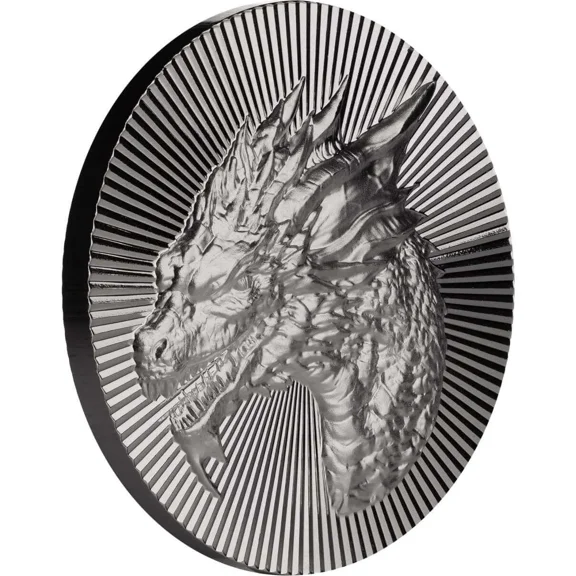 1 oz Silver Dragon Stacker® Round .999 Silver Round by Scottsdale Mint