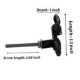 thumbnail image 3 of Set of 6 Metal Deer Knob Animal Cabinet Knobs by Perilla Home, 3 of 6