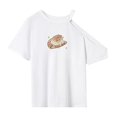thumbnail image 1 of Camiseta Mujer, Camiseta, Ropa, Camiseta Ligera de Cuello Redondo para la Playa XL, 1 of 7
