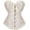 Beige, variant on Corset Tops for Women Bustiers Basques and Overbust uk Lace up Princess Plus Size Blue 6XL