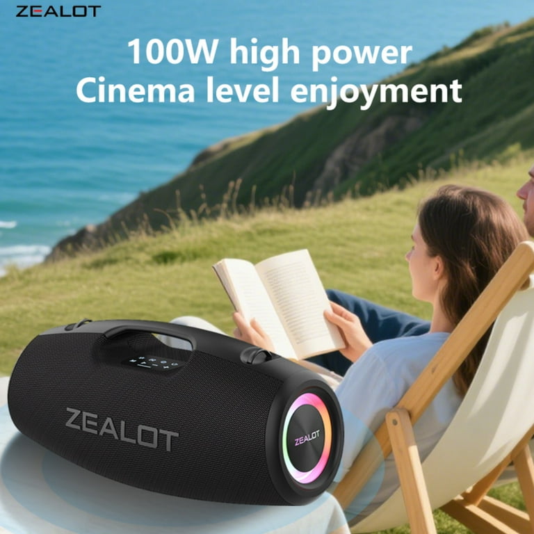ZEALOT S78 Outdoor Waterproof Speaker, IPX6 Fear no rain, 20H Long
