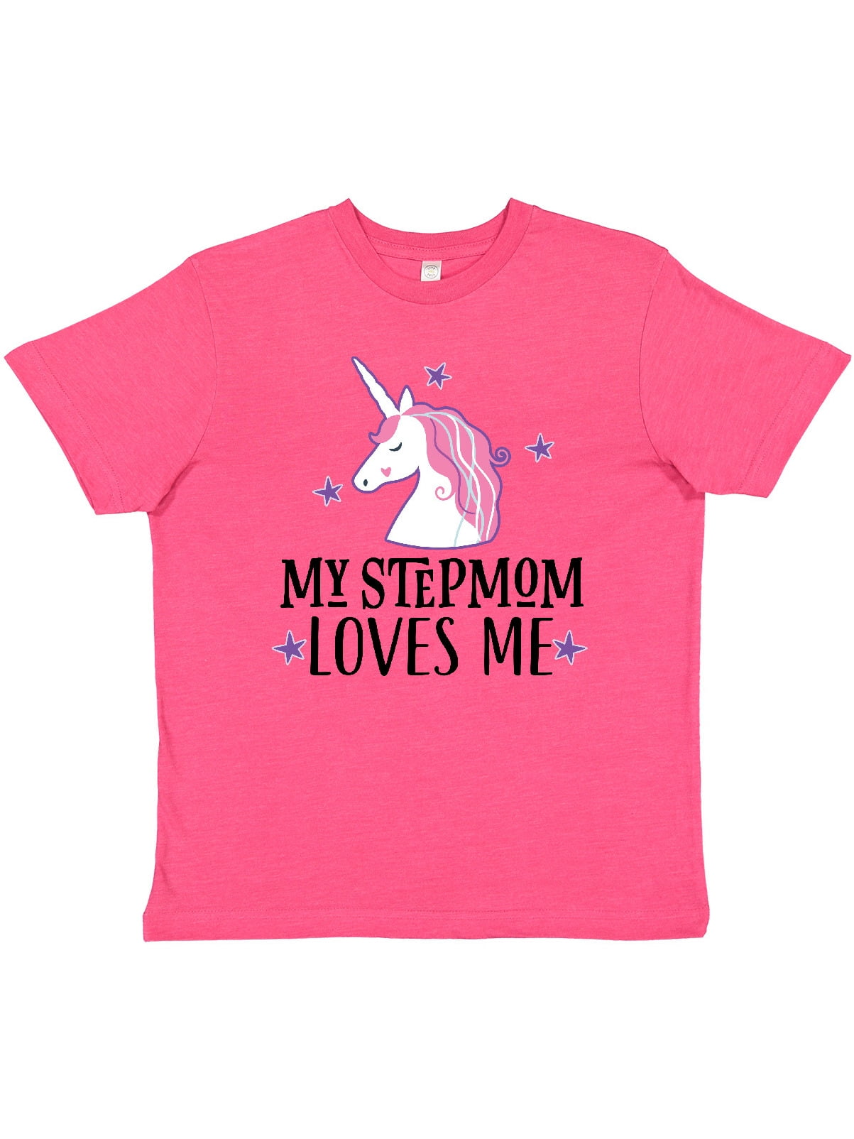 Inktastic My Stepmom Loves Me Unicorn Youth T Shirt