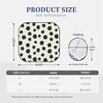 thumbnail image 2 of Kdxio Abstract Green Polka Dot Print 2-Piece Sun Shade Front Windshield - Foldable Car Front Window Sunshades for Most Sedans SUV Truck, 2 of 6